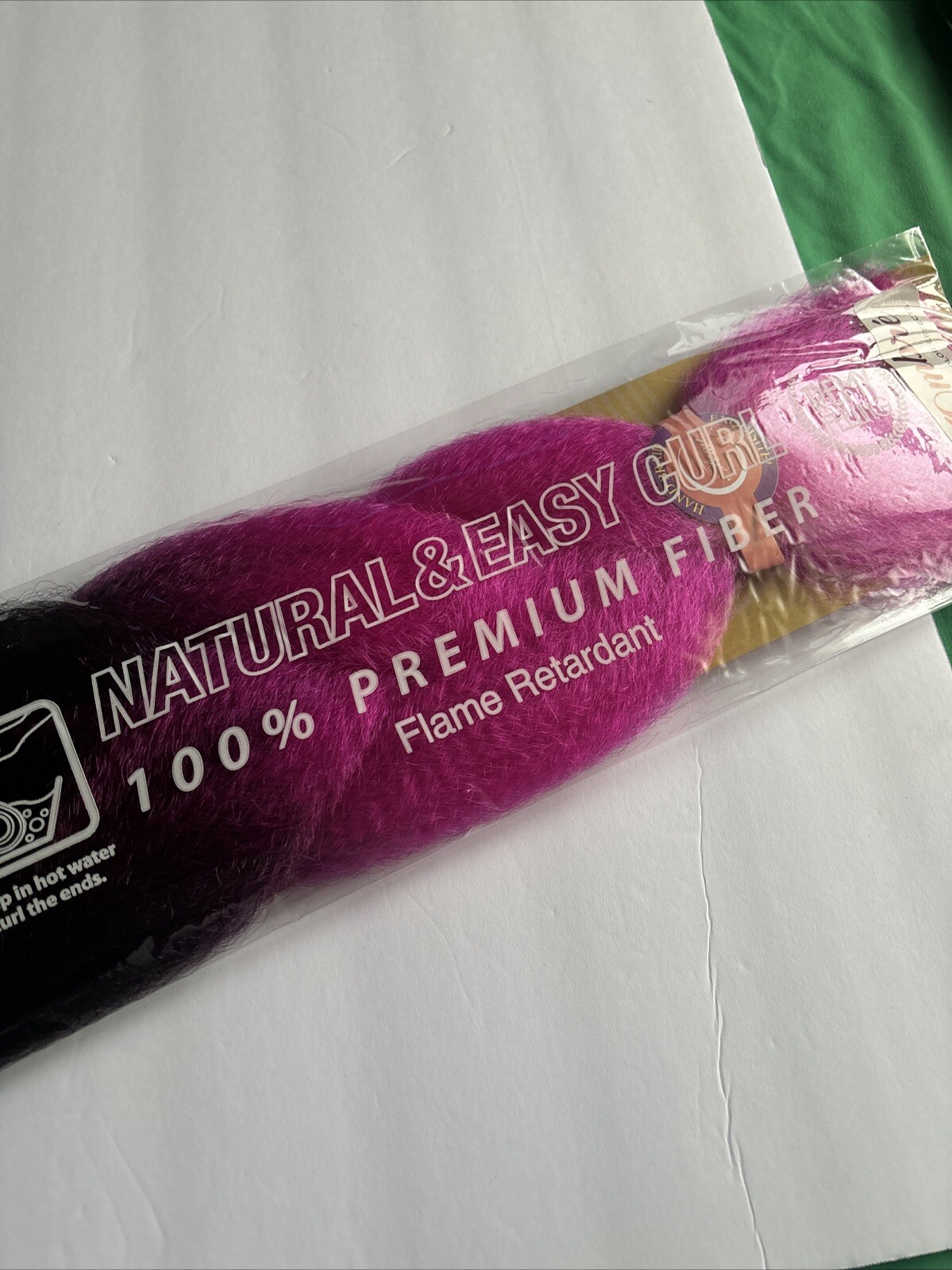 jumbo braid premium soft hair. Remy Feeling Plum Colored Ombré TT1B/plum