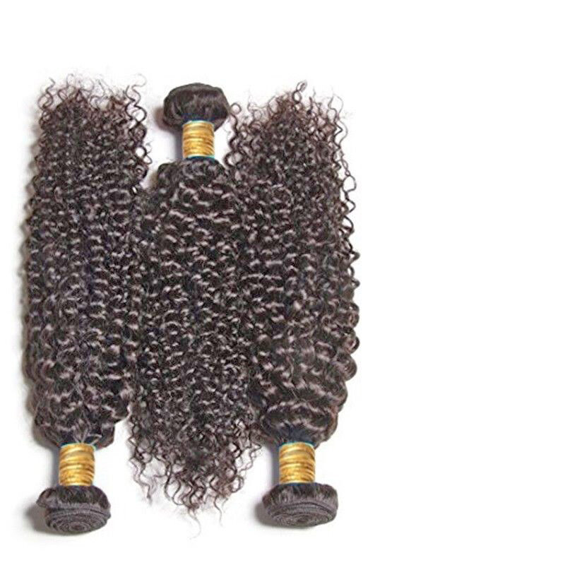 Virgin Brazilian Jerry Curl Human Hair One Bundle Sew In Hair Extension 5 Colors