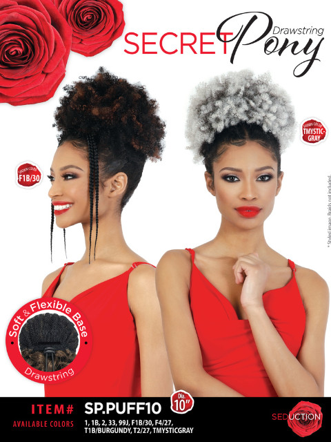 Beshe Seduction Secret Puffy Ponytail Drawstring – SP.PUFF10 – TMYSTIC-GRAY