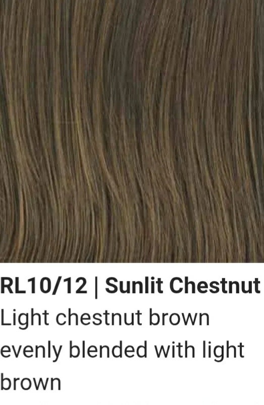 EDITOR’S PICK RL10/12 SUNLIT CHESTNUT RAQUEL WELCH, AVE CAP NIB READ DESCRIPTION