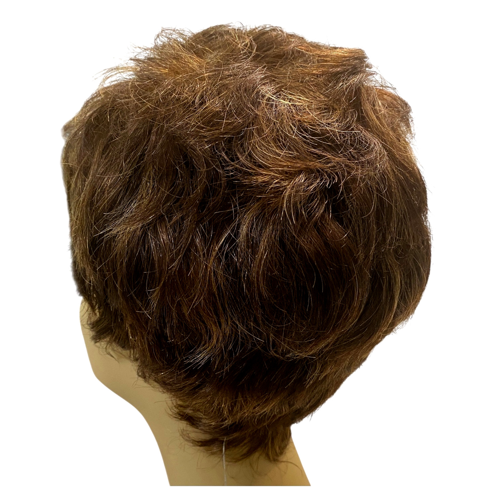 Vivica A Fox H205V Human Hair Wig FS4/27 Pixie Short NWT Pure Stretch Cap