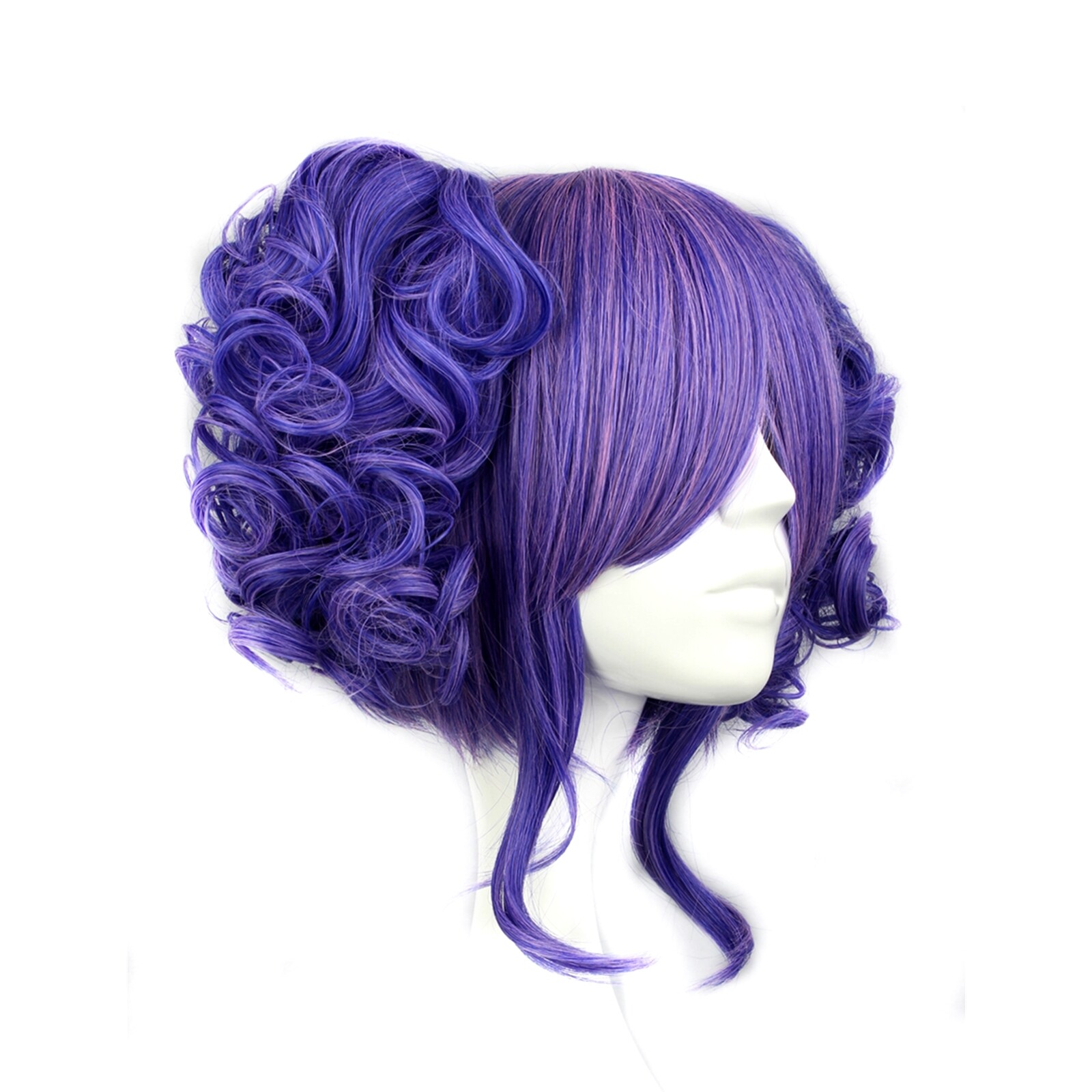 Cosplay Wig Party Wigs Full Synthetic Hair 35cm/13.8″ Lolita Cute Blue Purple