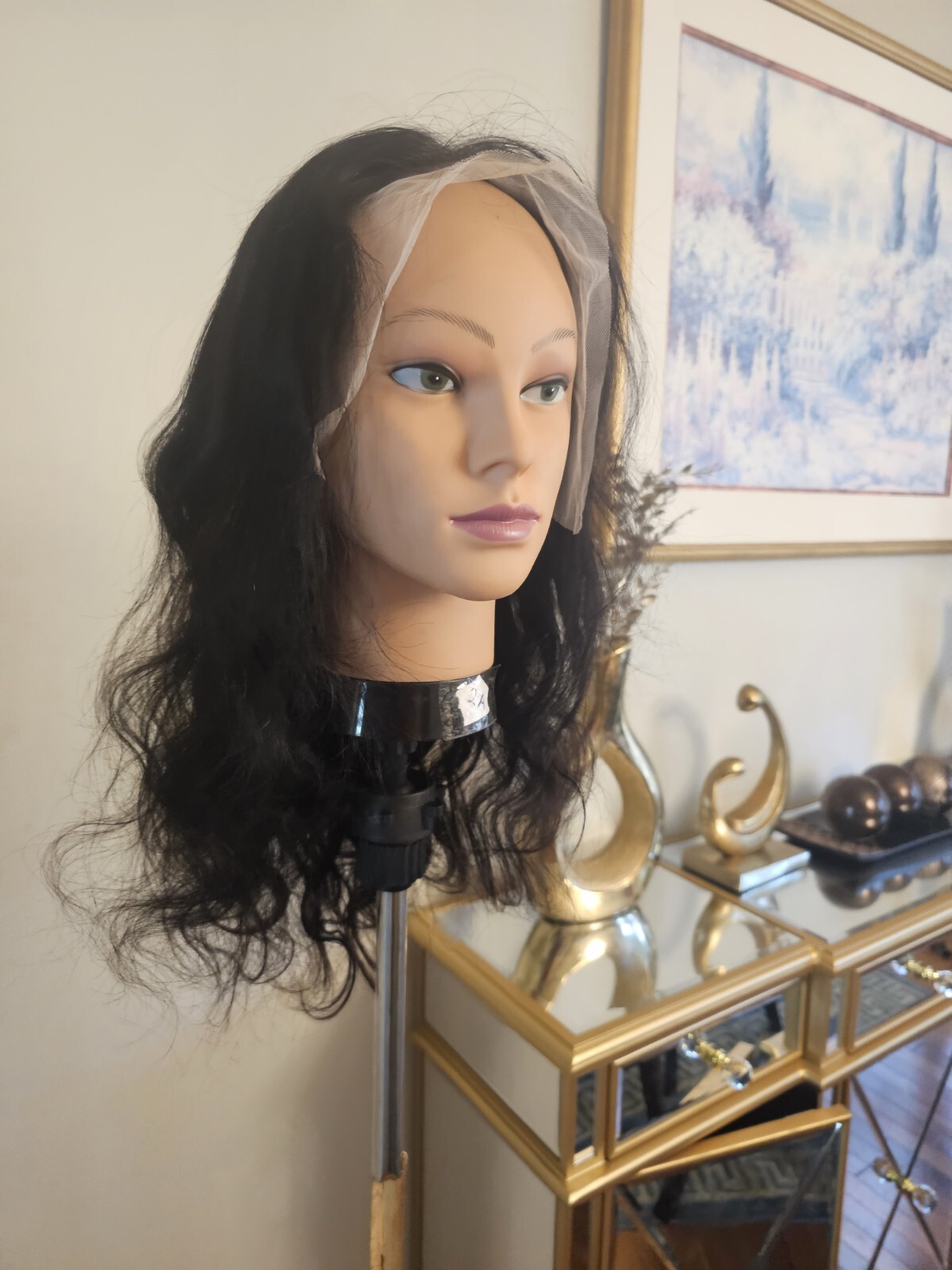 High Quality regular Top 20 to 22″ straight 100% Virgin Human Hair Lace Wig