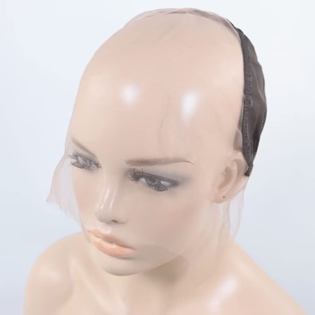 13×6 Lace Wig Caps for Making Wigs with Adjustable Straps Guidelines Medium B…