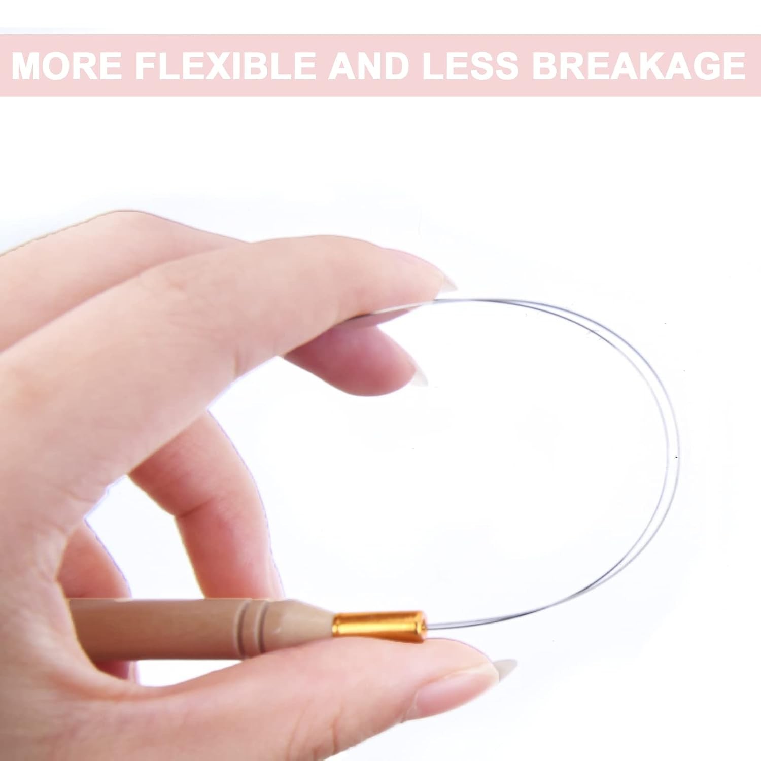 3PCS Hair Extension Loop Needle Threader Pulling Hook Tools Micro Loop Nano