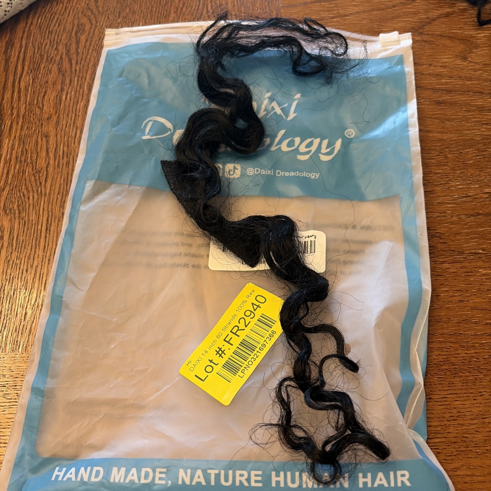 DAIXI 14″ 10 Strands 100% Real Human Hair Dreads