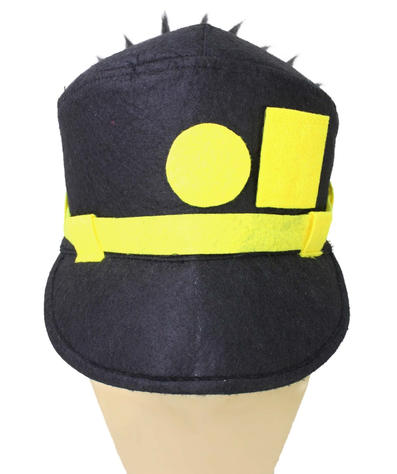 HPO Adult Men’s Black Short Anime Character Wig & Cap, Best for Halloween
