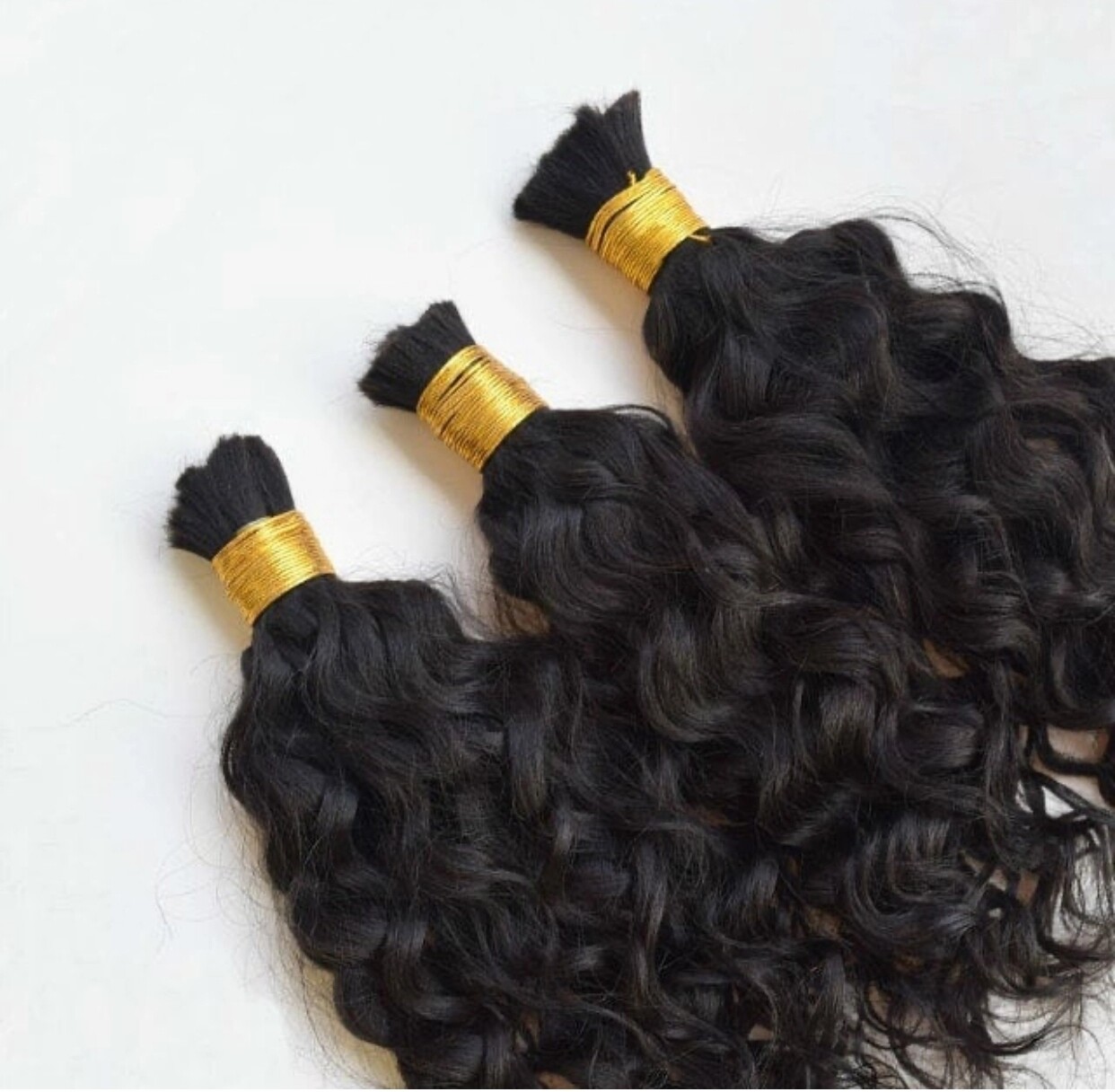 Short Loose Wave Human Hair Bulk Remy Brazilian Bulk Hair For Braiding 1pcs