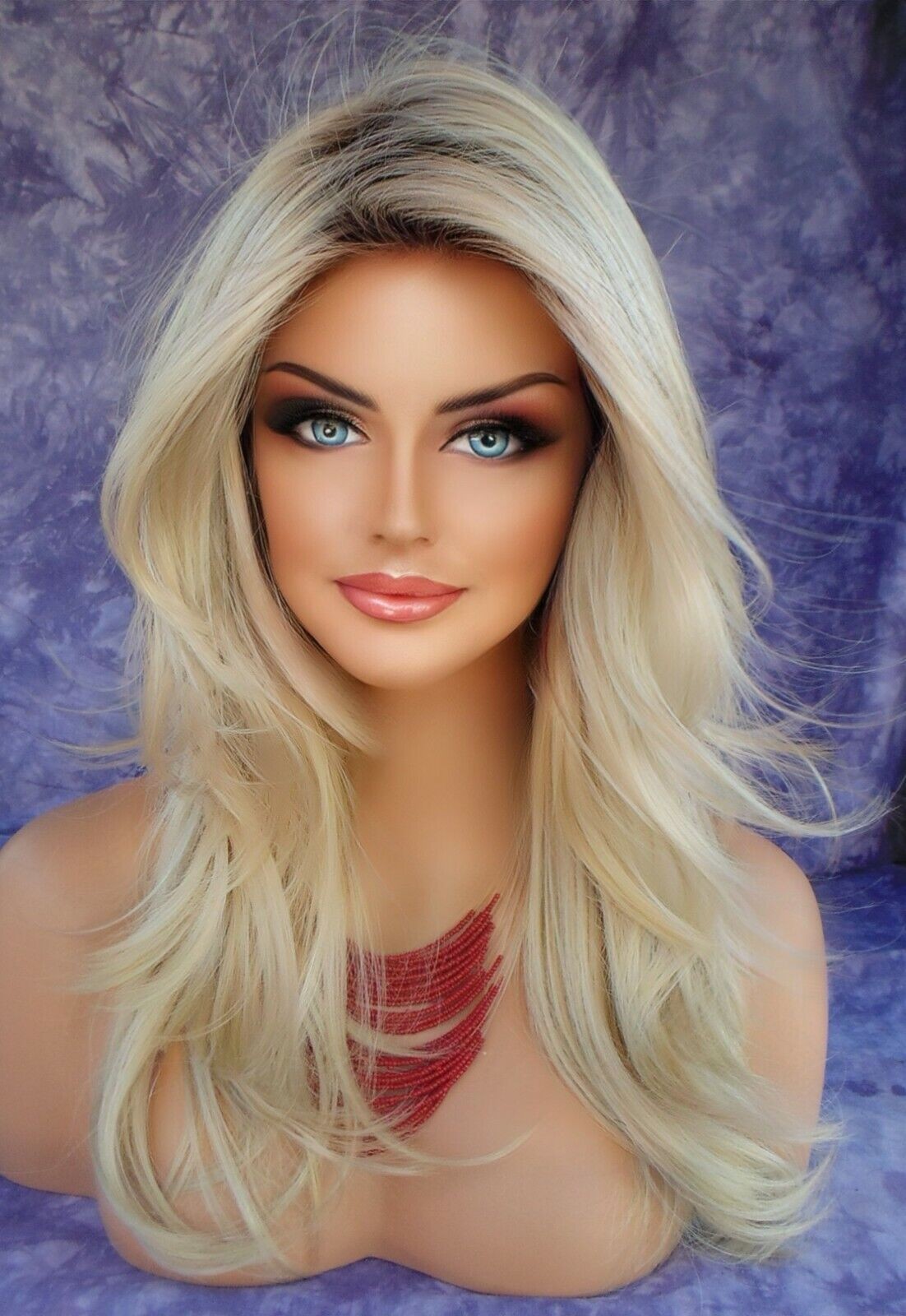 “ANGELICA” COLOR CHAMPAGNE R NORIKO WIG HYBRANT/GRADIENT NIB CUTE SEXY 505