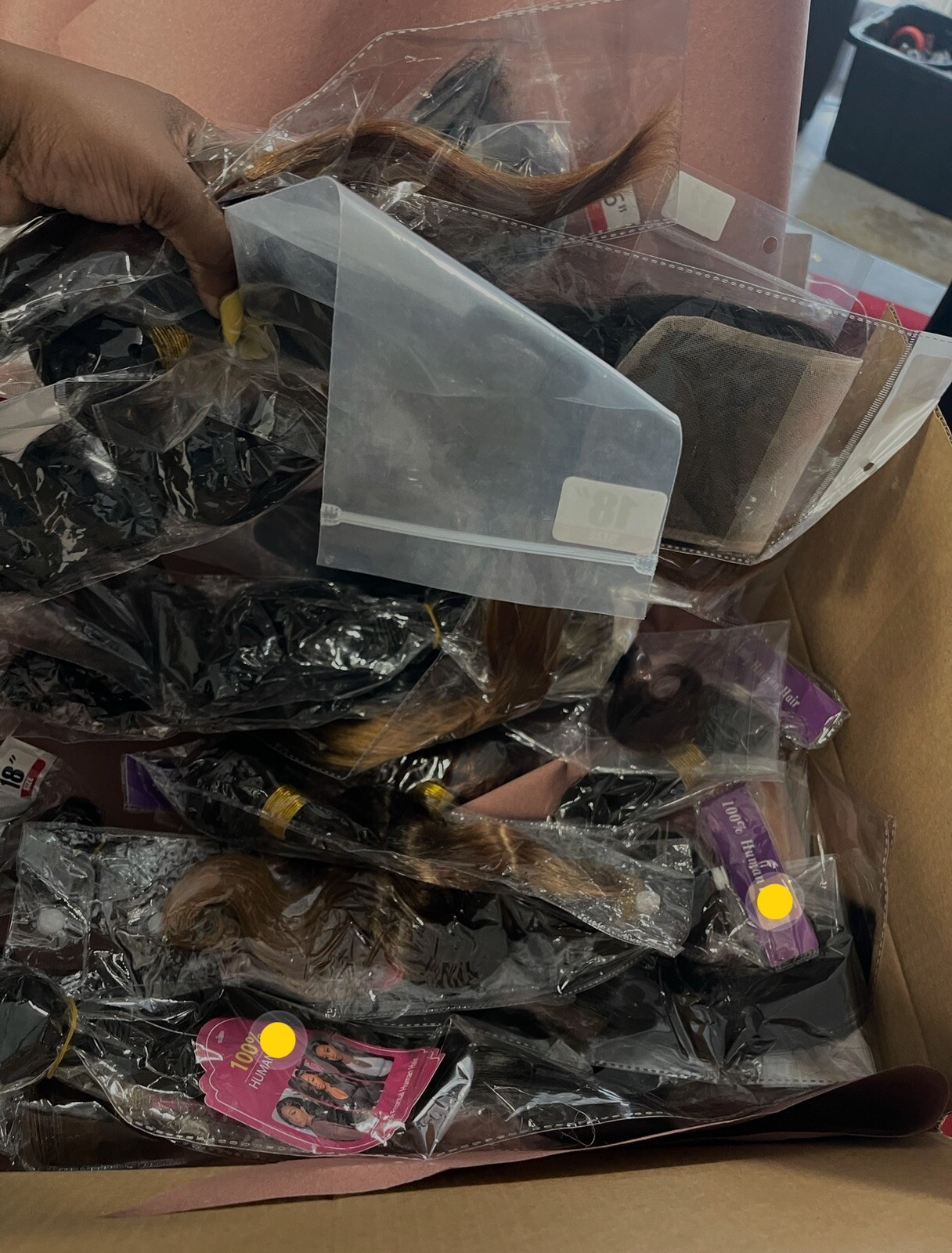 Lot Of WHOLESALE Human Hair Bundles 6+ Pieces. | Assorted Bundles | Sampler