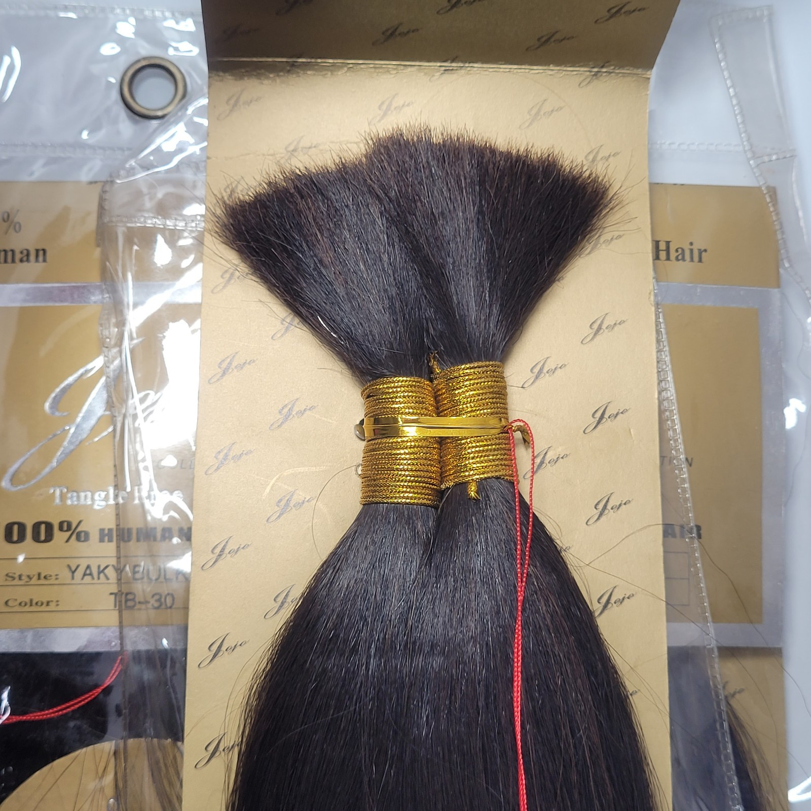 Jojo Collection Human Braiding Hair 18″ 4 Packs Total – 3 Pks TB30, 1 Pk TB27