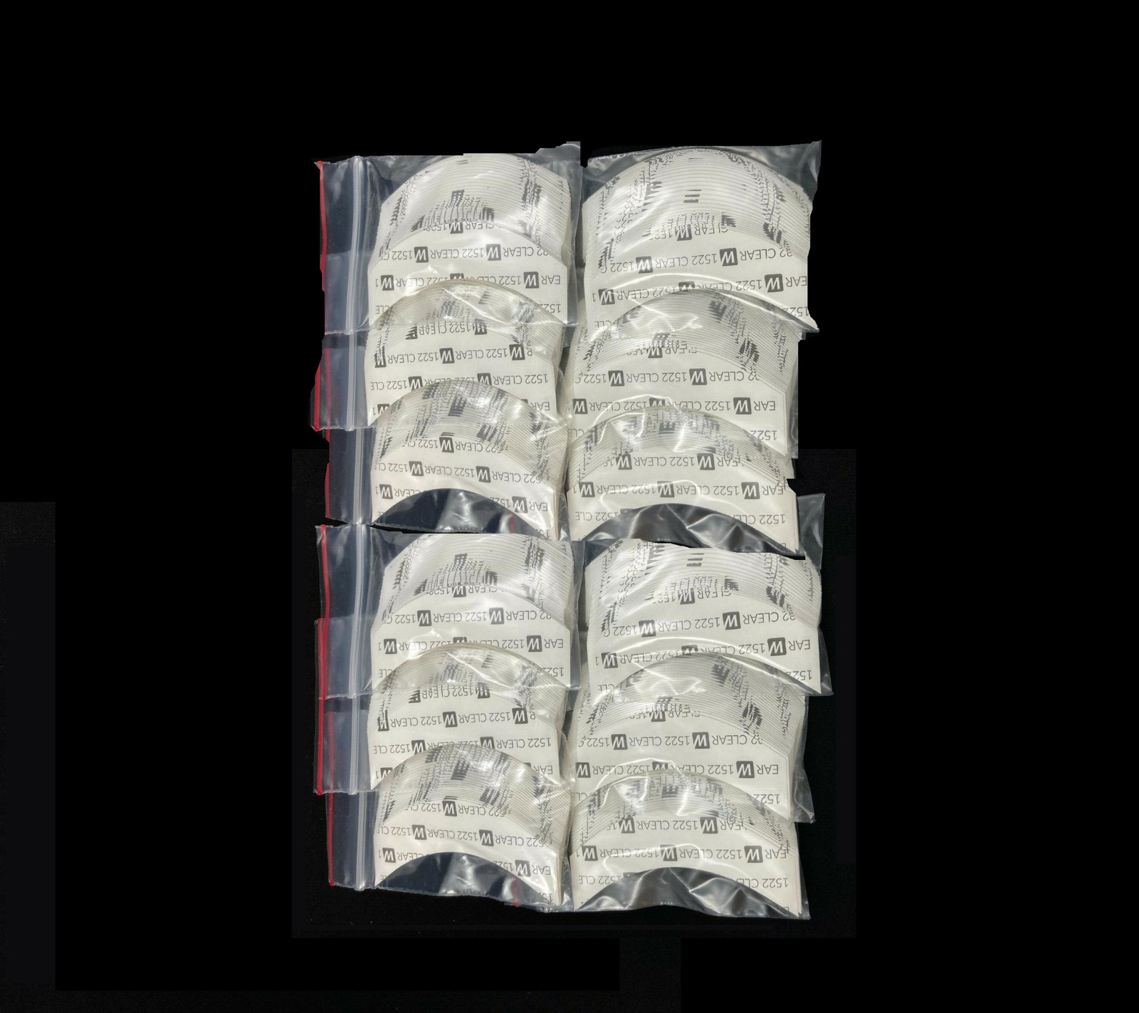 3M 1522 Walker Hairpiece Tape 432 Pc CC Contour 12 Packs Poly Wig Toupee