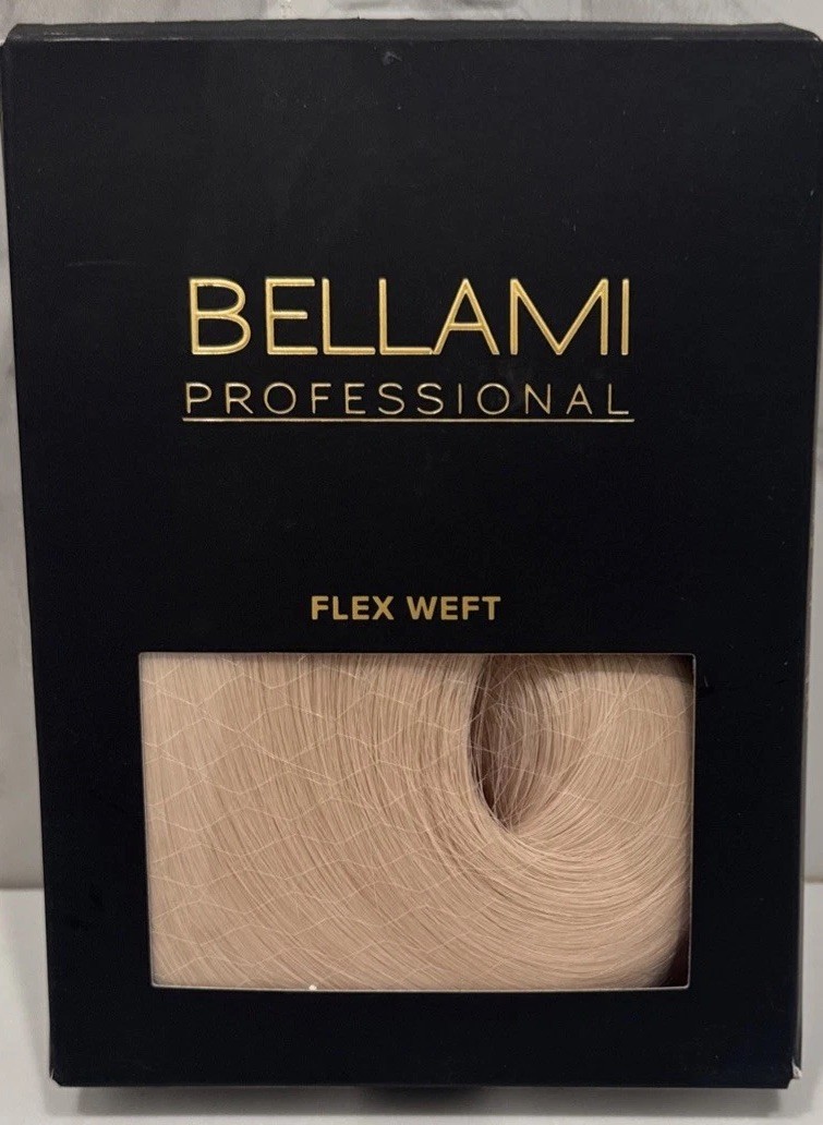 BELLAMI professional Flex WEFT White Blonde #80 natural 20 Inches -145 Grams