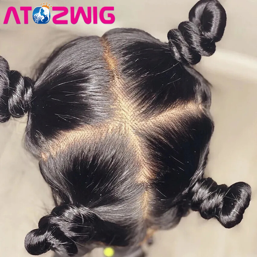 Full Lace Wigs HD Lace Straight 360 Lace Frontal Wigs Remy Brazilian Human Hair