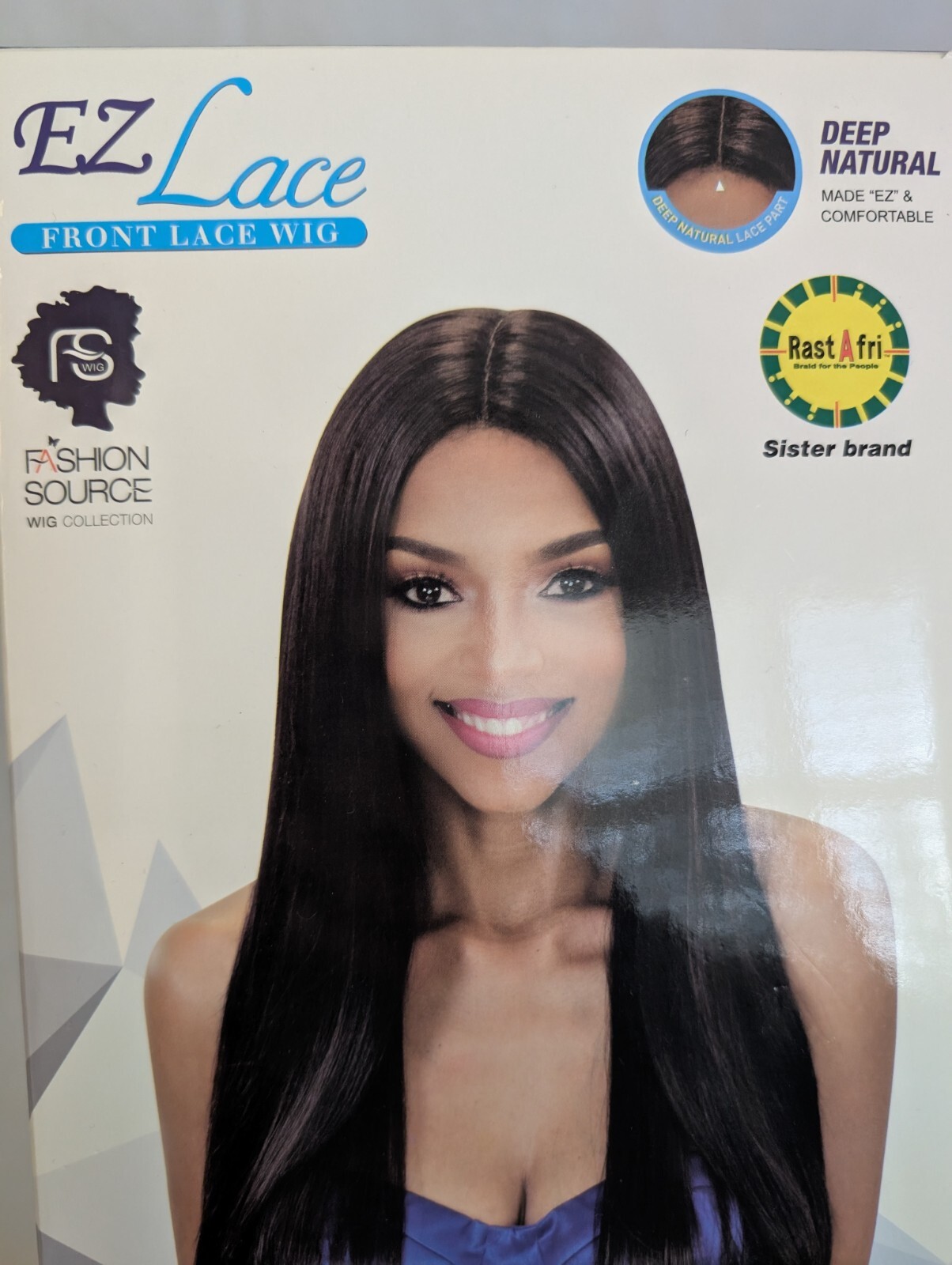 EZ Lace Front Lace Wig Purple Blue Curling Iron Safe to 360F Extra Long 33″