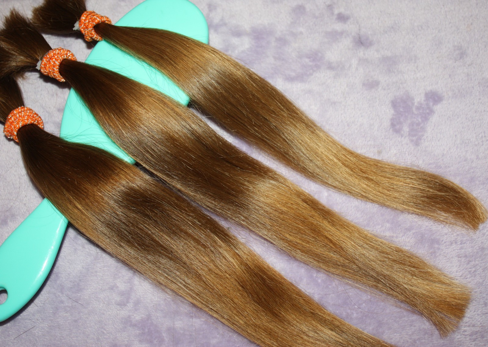 HAIR REBORN WIG 13 IN 2.6oz FINE & SILKY DARK GOLDEN BLONDE PONYTAILS F93