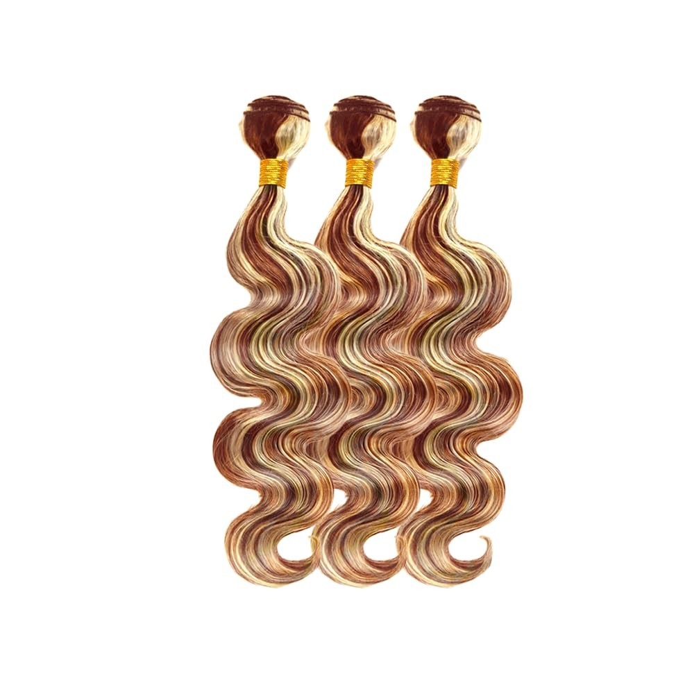 Breathtaking P30/613 Blonde Body Wave Extensions – 3 Bundles, 100% Virgin Hair