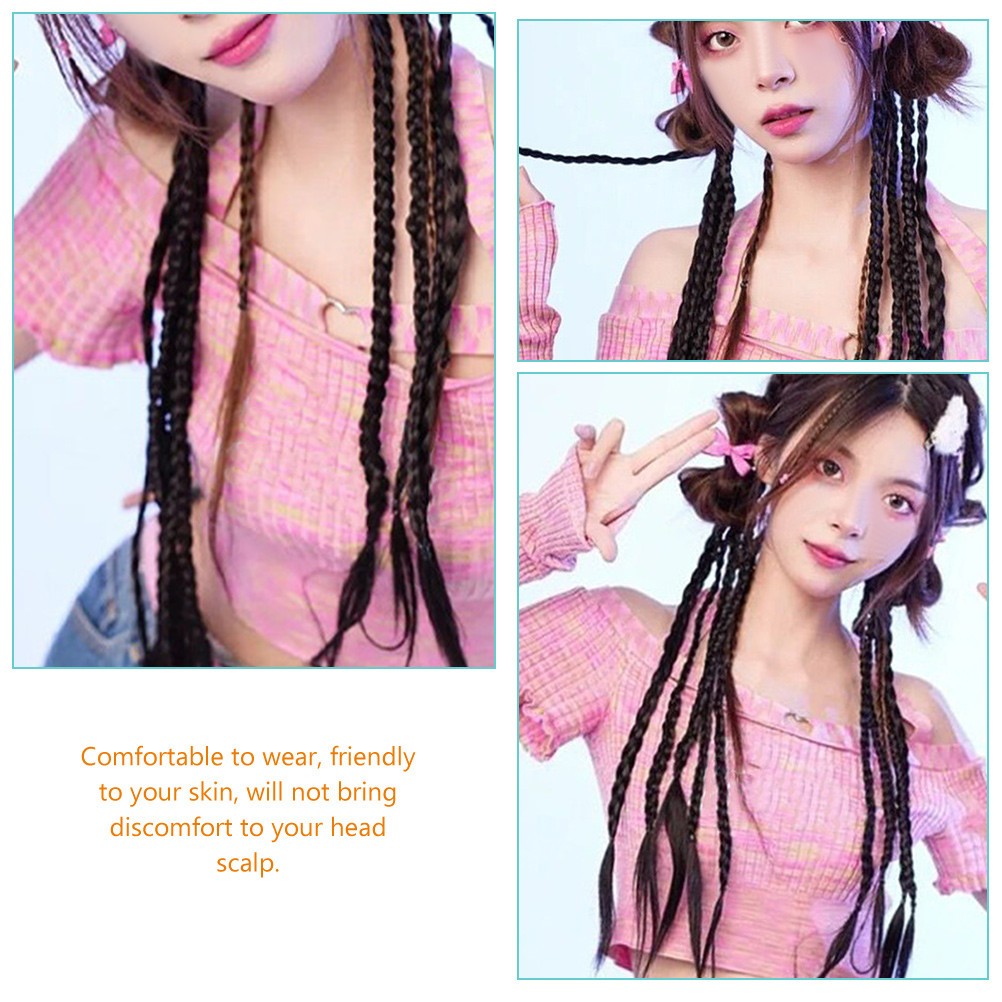 Ponytail Extension with Hair Tie for Thin Thick or Short Hair