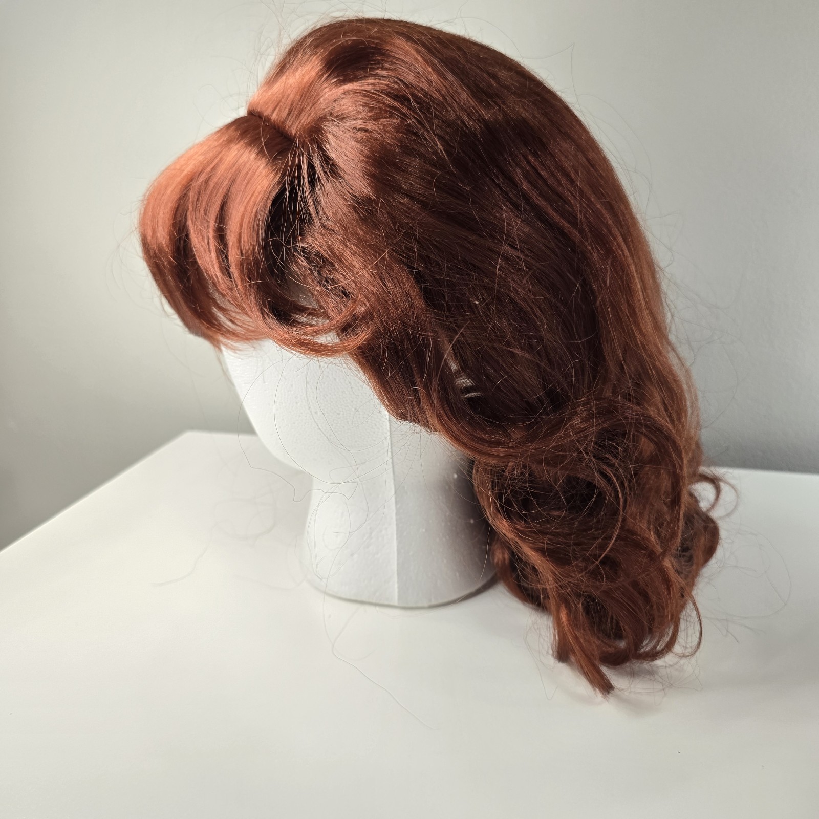 City Costume Wigs Auburn Curly Halloween – Synthetic, Peggy, Non-Flammable NWT