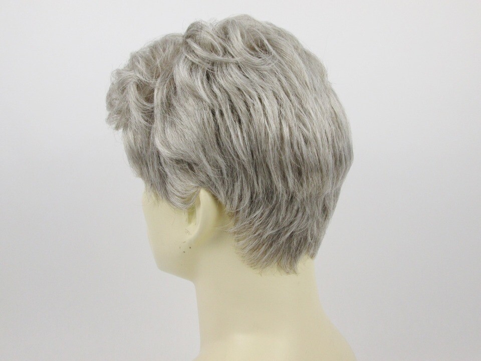 MENS MALE SHORT SLIGHTLY WAVY HAIR MONOFILAMENT FRONT HAND-TIED EDGES ALEX WIG