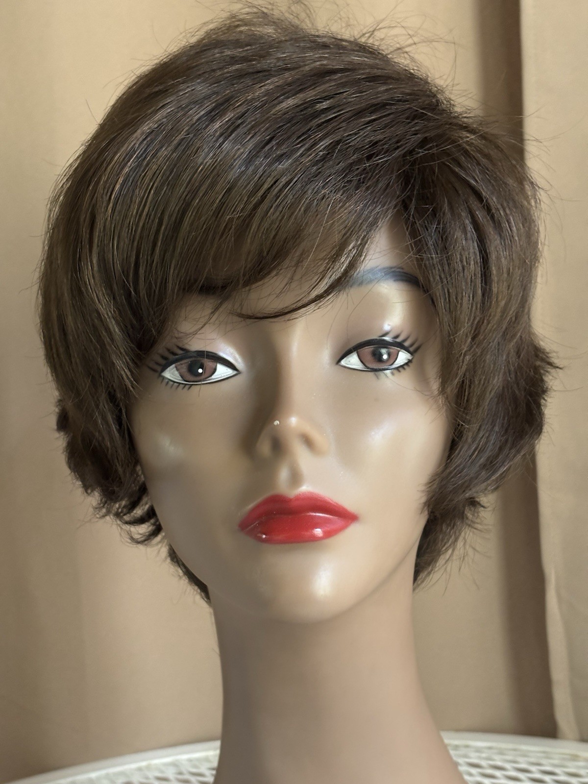 Euronext Wig Synthetic Wig Ginger Brown Sz Average Layered Razor Cut Z-5