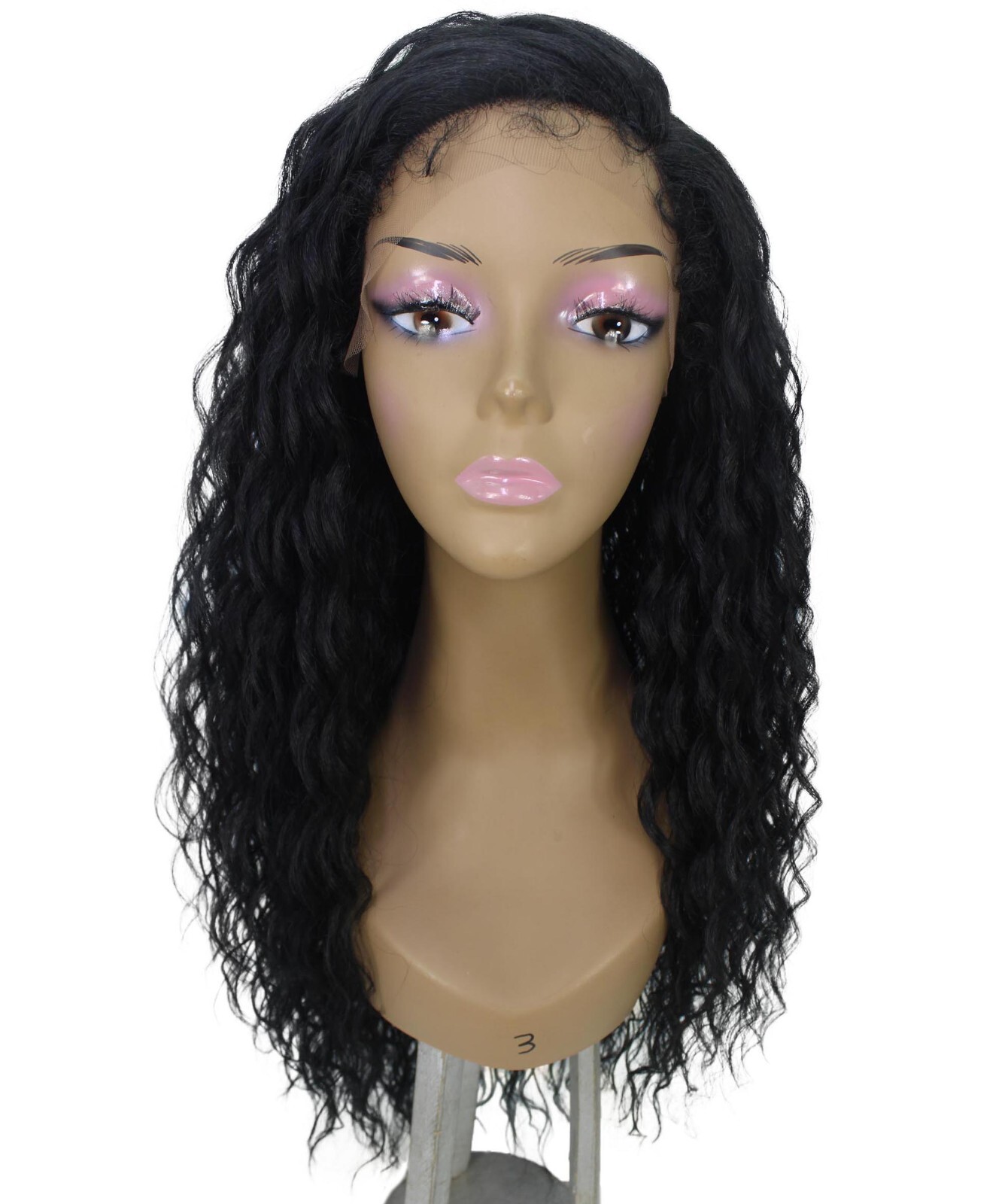 LUXLUXE Shanice Wavy Trendy 30 in Long Lace Front Cap Wig, Heat Resistant Fibers