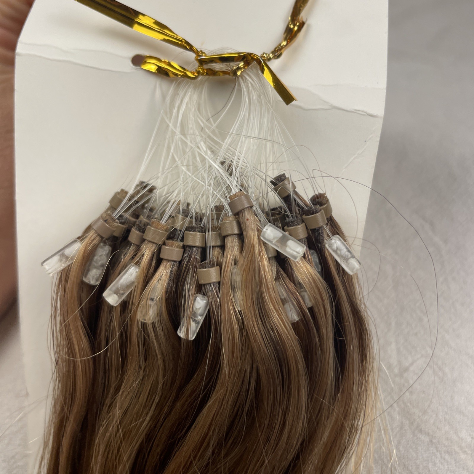 NWT Sunny Hair 100% Human Remy/Virgin Hair Extensions 20” Blonde Mixed Microbead