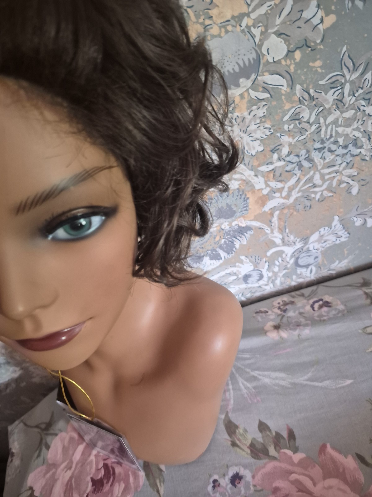 Aspen C-250 Sassy Curly Synthetic Wig Classic Cap Free-Part Dark/Med Brown 6/8R