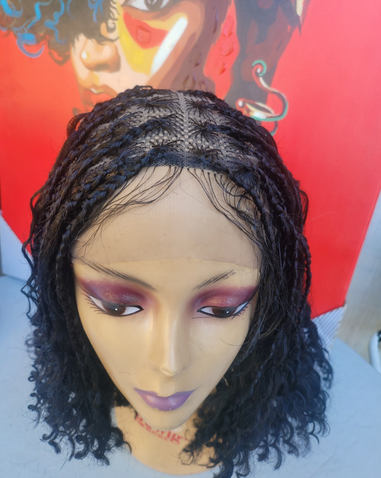 12inch 13×8 Hd Lace Front Braided Wigs for Women Knotless Boho Braided Wigs S…