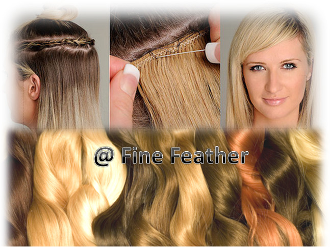 20″ European 100% Human Weft Hair Extension Double Drawn Black/Brown/Blonde 100g