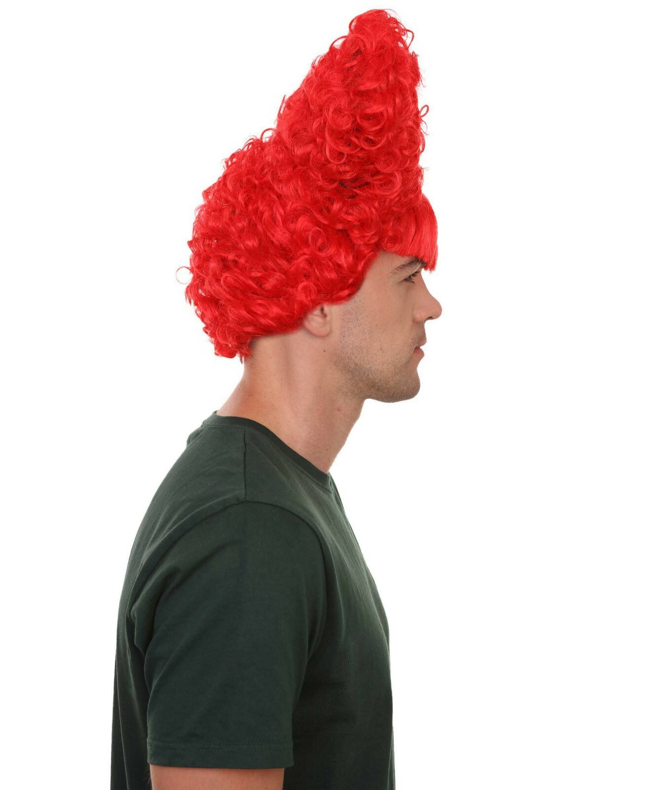 Adult Red Curly Wave Fanny Wig for Cosplay Drama Queen Party Fancy Dress HM-315A