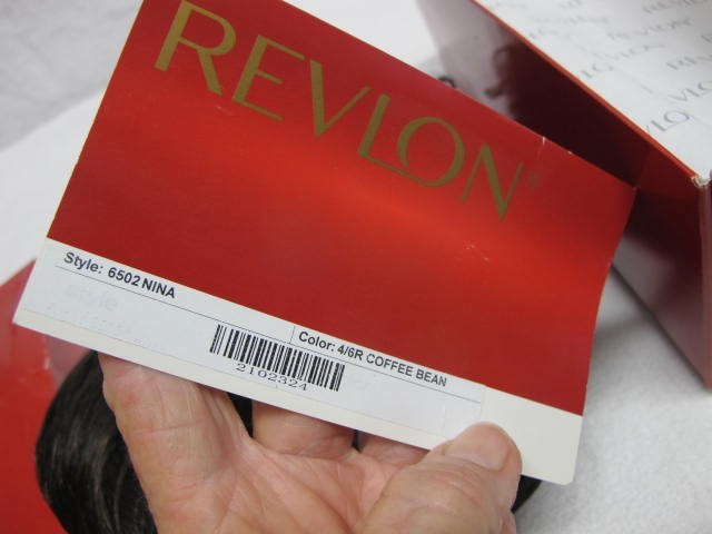 New Revlon Wig Style 6502 Nina Color 4/6 R Coffee Bean 16″ Layered w Bangs