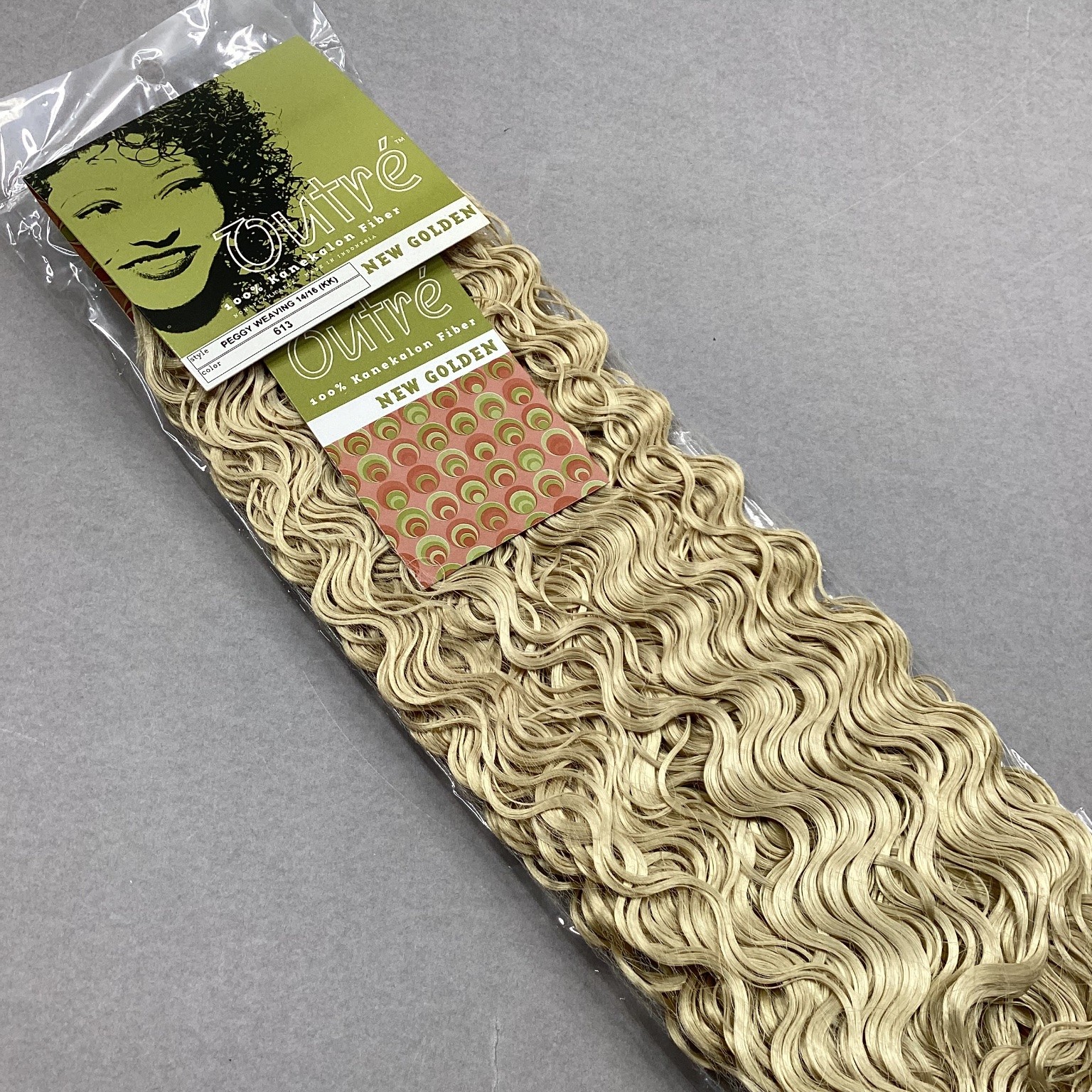 Outré Peggy Weaving Hair Extensions 100% Kanekalon Fiber 613 New Golden