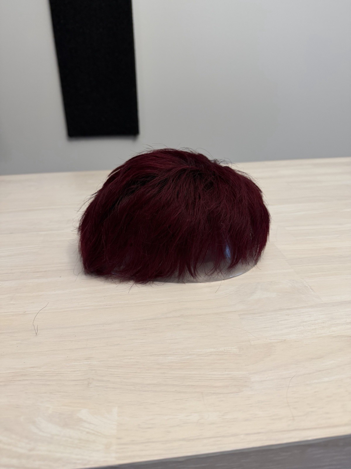 Custom Men’s Lordhair Brand Toupee, Hair System, Red With Dark Roots 0.08mm Skin