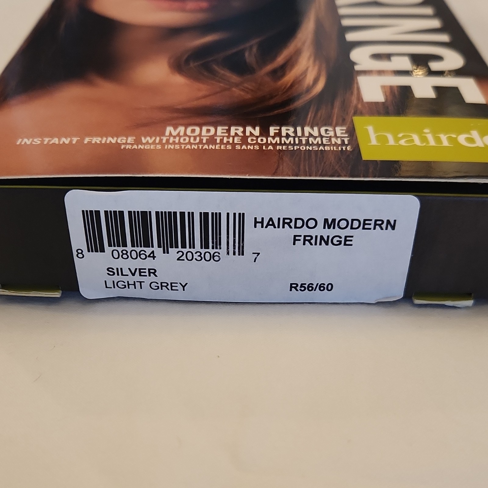 Hairdo Modern Fringe clip in bangs silver/light Grey R56/60