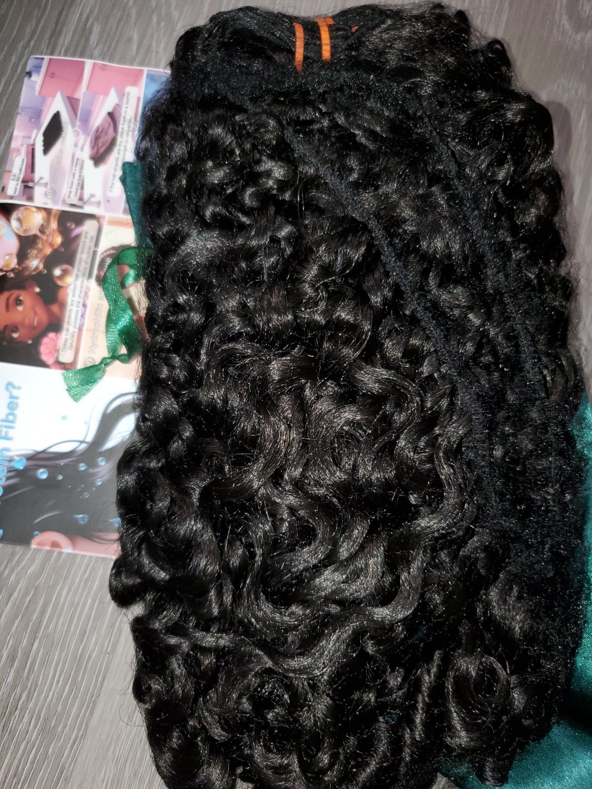 OLQZJZJ Burmese Curly Bundles 8 10 12 Inch Natural Black,100% Pure Protein Fiber