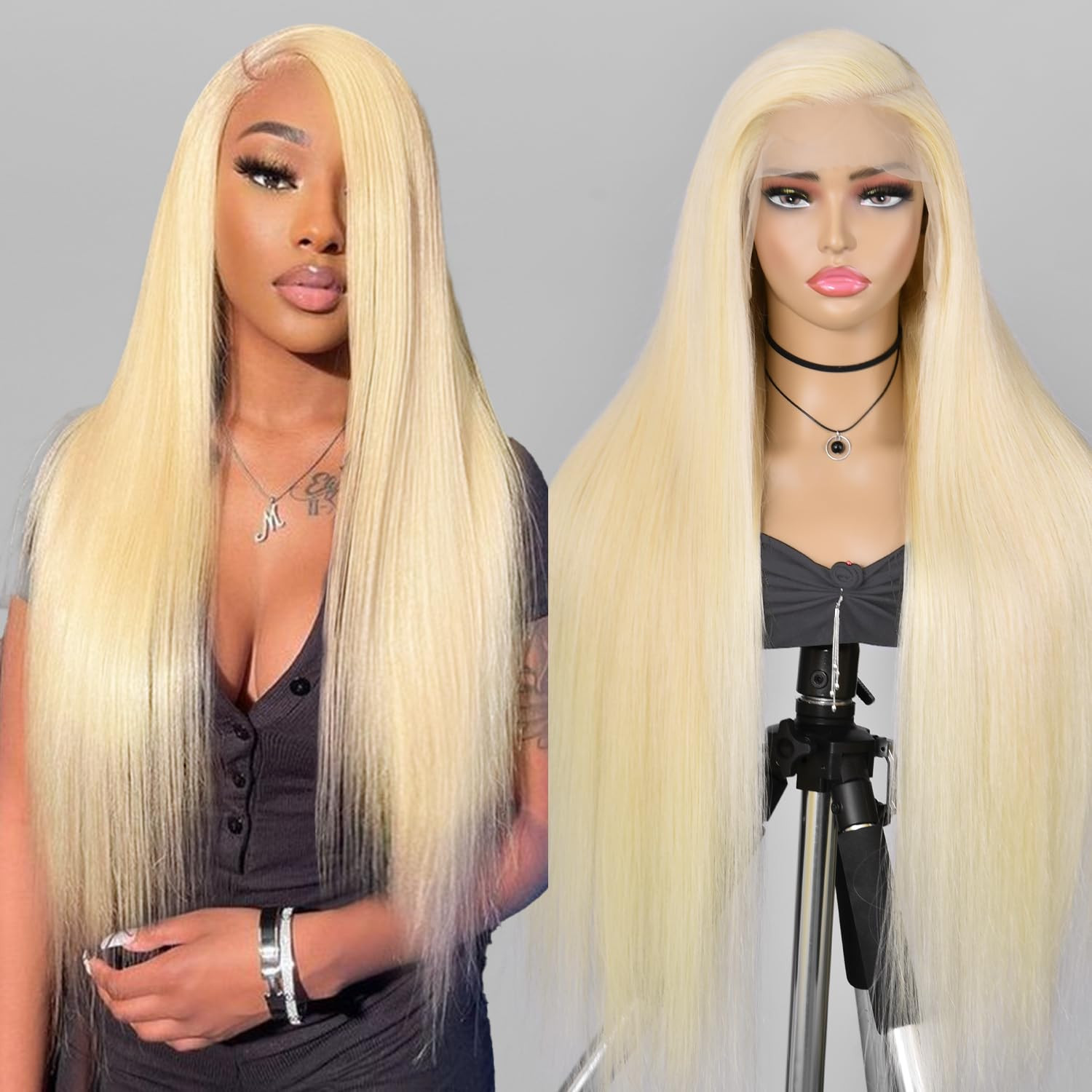 613 13X6 Lace Front Wig Human Hair 150 Density 26Inch 613 Lace Front Wig Human H