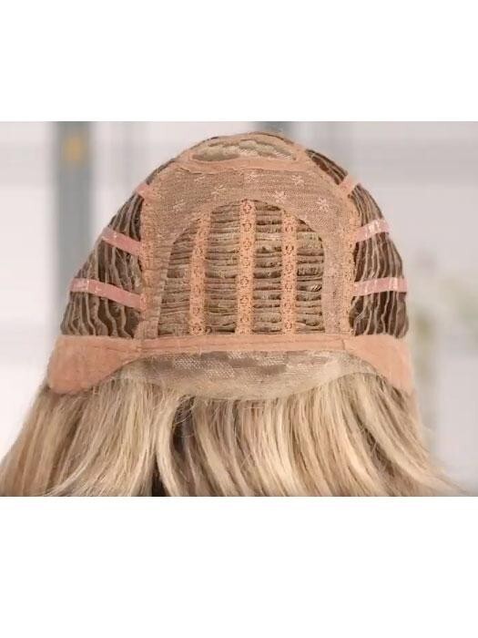 RaquelWelchWig”WATCH ME WOW”-R829S+ GLAZED HAZELNUT LaceFront MonoCrown 5STARS