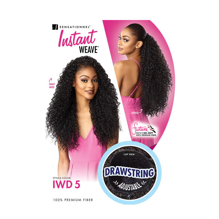 Sensationnel Half Wig Instant Weave DRAWSTRING CAP IWD 5