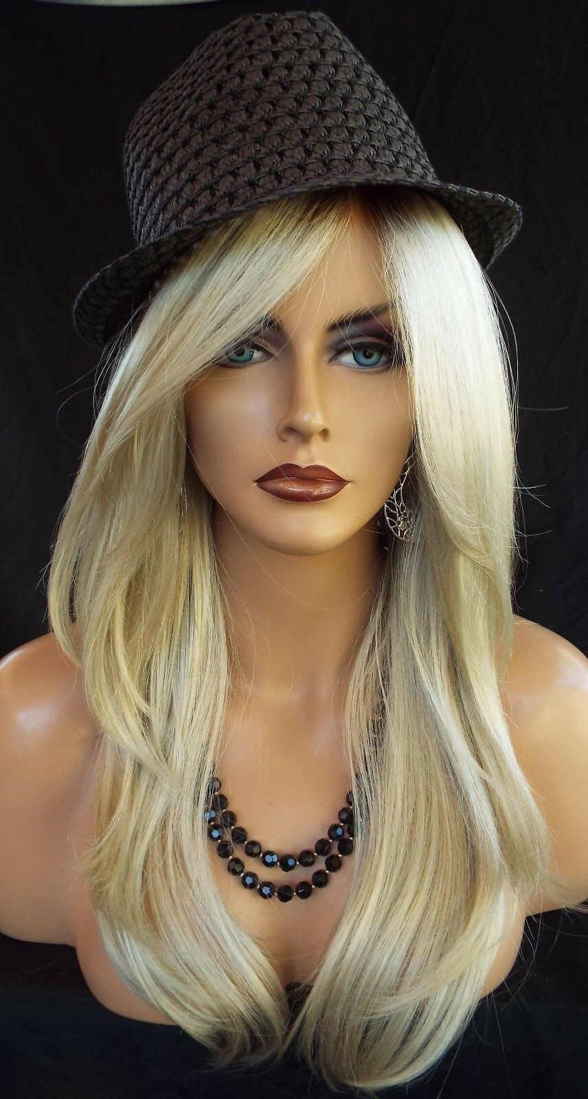 Angelica PM by Noriko Wigs (partial mono) Color CHAMPAGNE ROOTED New Cute Style