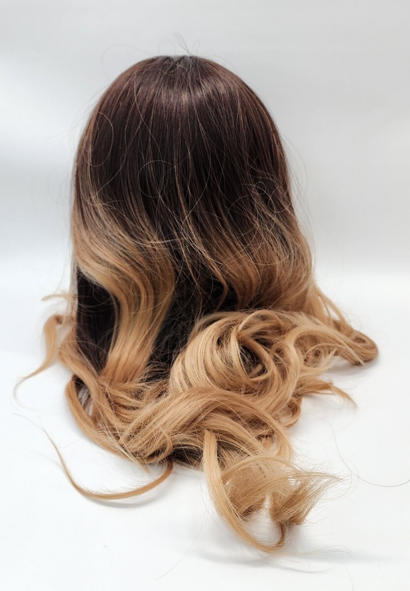 Smilco 24″ Dark To Light Ombre Wavy Synthetic Heat Resistant Wig SM328