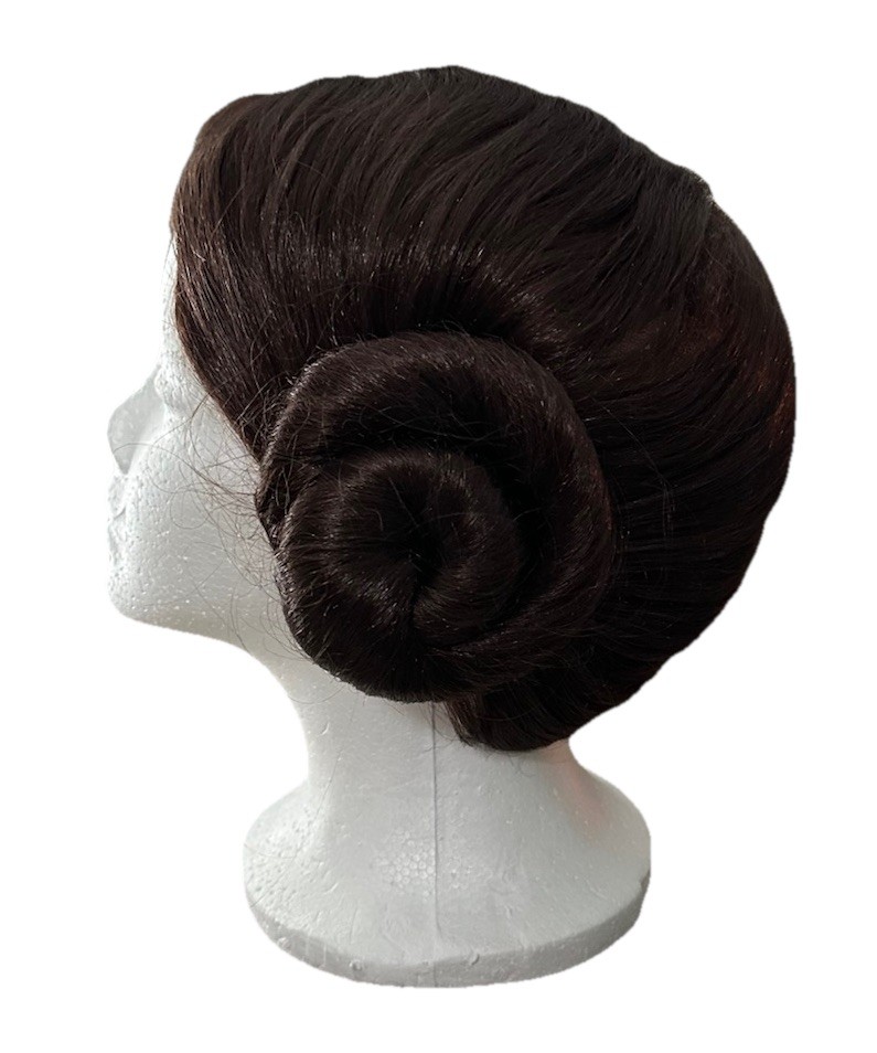 Adult Princess Leia Wig Bun Halloween Costume Cosplay Star Wars
