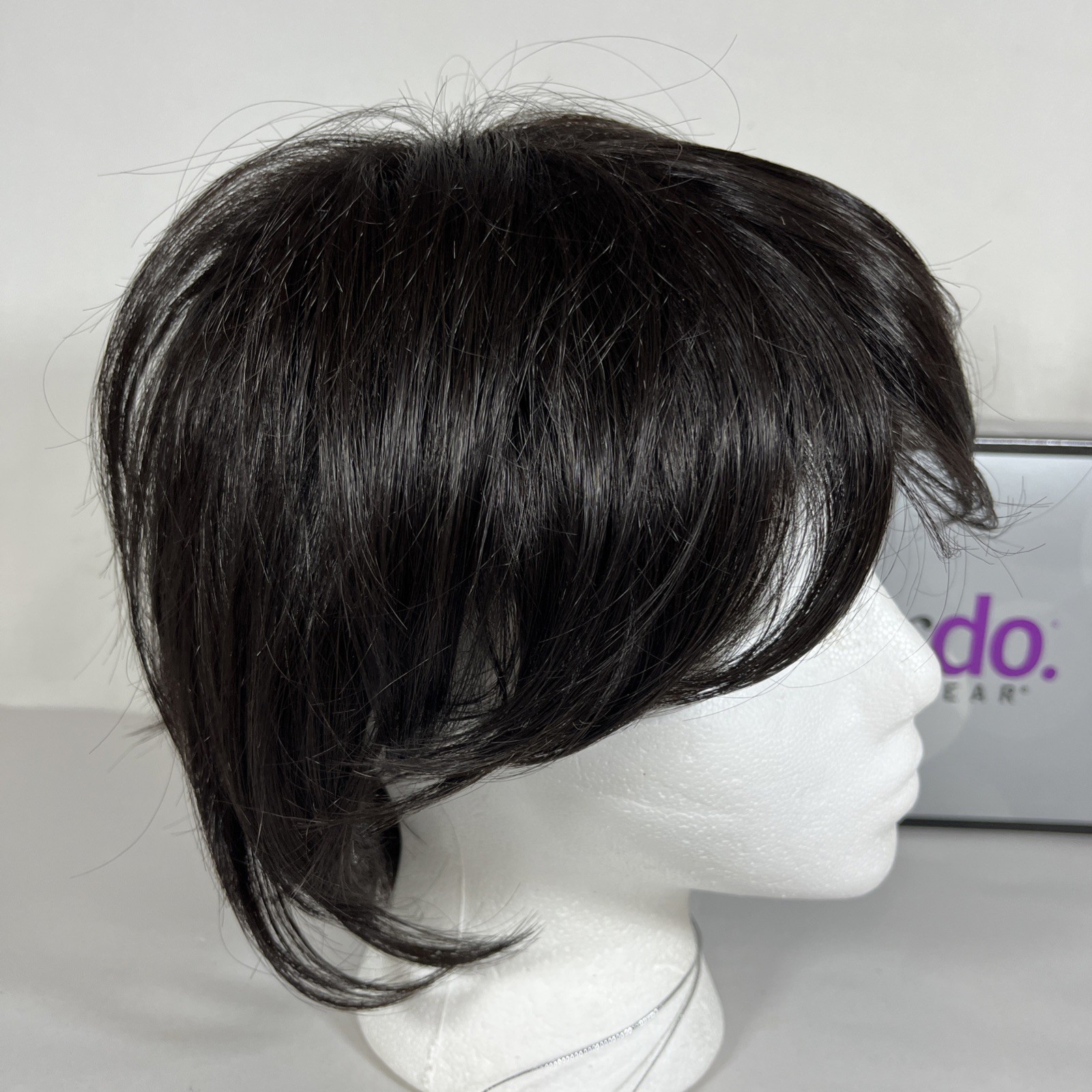 Textured Fringe Bob Wig Hairdo by HAIRUWEAR Midnight Brown Dark Brown R4