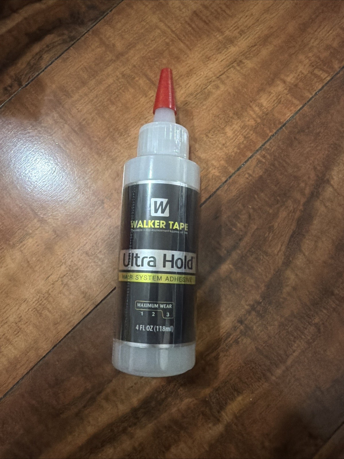 ULTRA HOLD LACE WIG ADHESIVE GLUE BY WALKER TAPE 0.5OZ WITH BRUSH