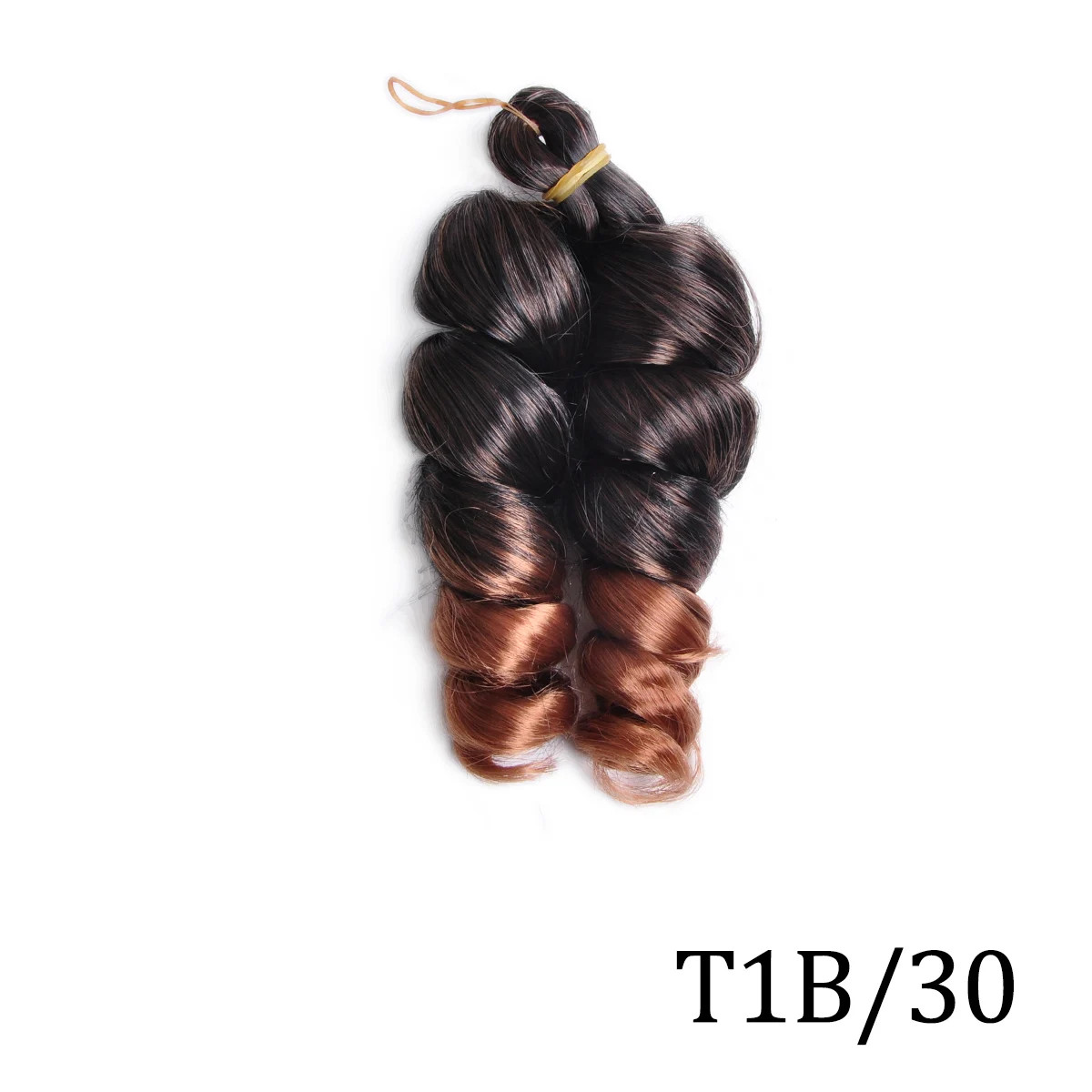 12Inch French Curls Synthetic Hair Extensions Loose Deep Wave Crochet Braids