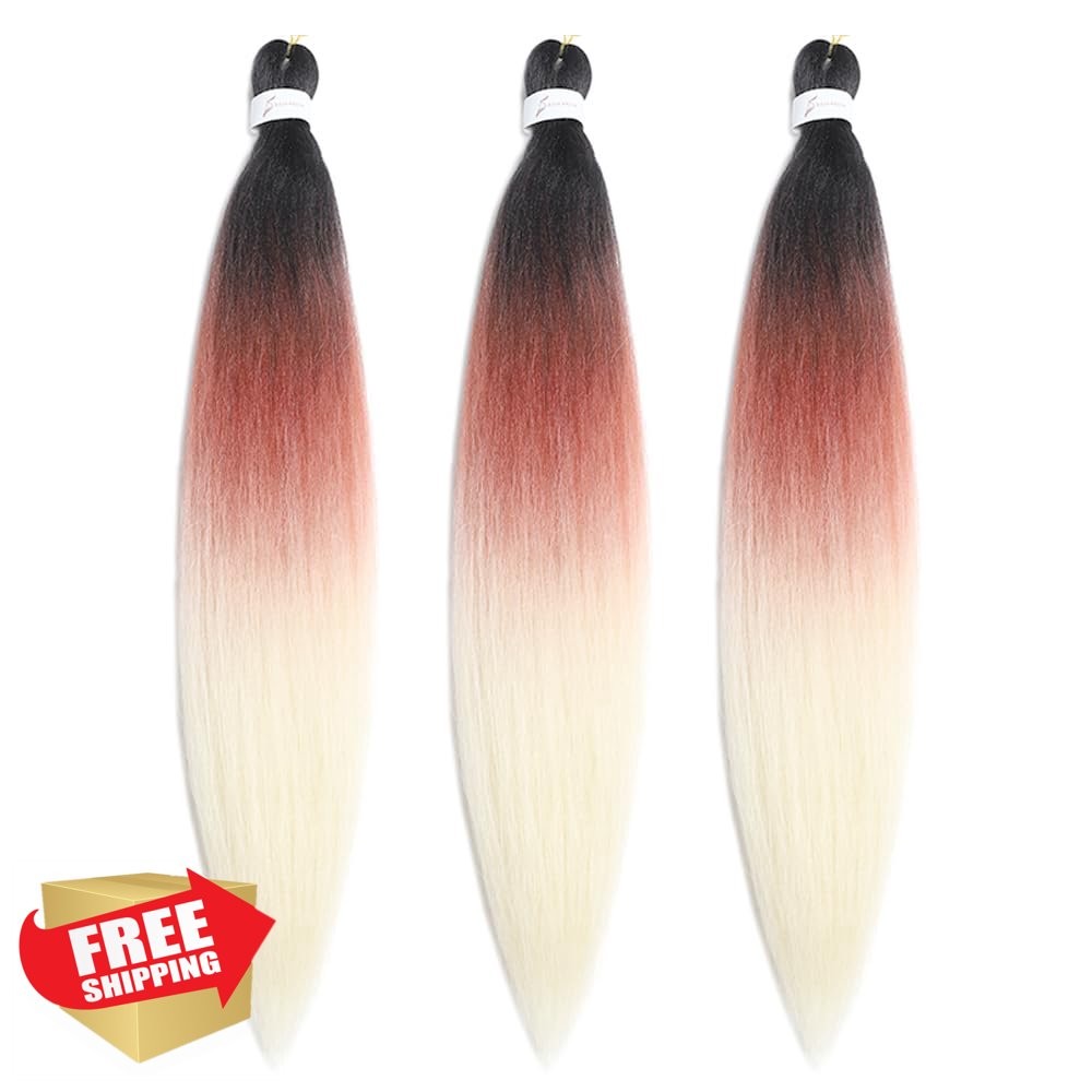 YUDAOHAIR 26″ Braiding Hair Black-Brown-Beige