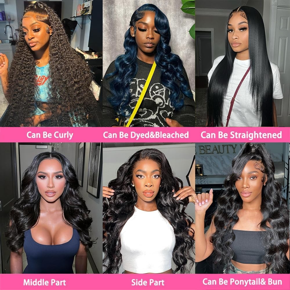 Gnvo 12A Human Hair Bundles 14 16 18 20 Inch Body Wave Bundles 100 Unprocessed