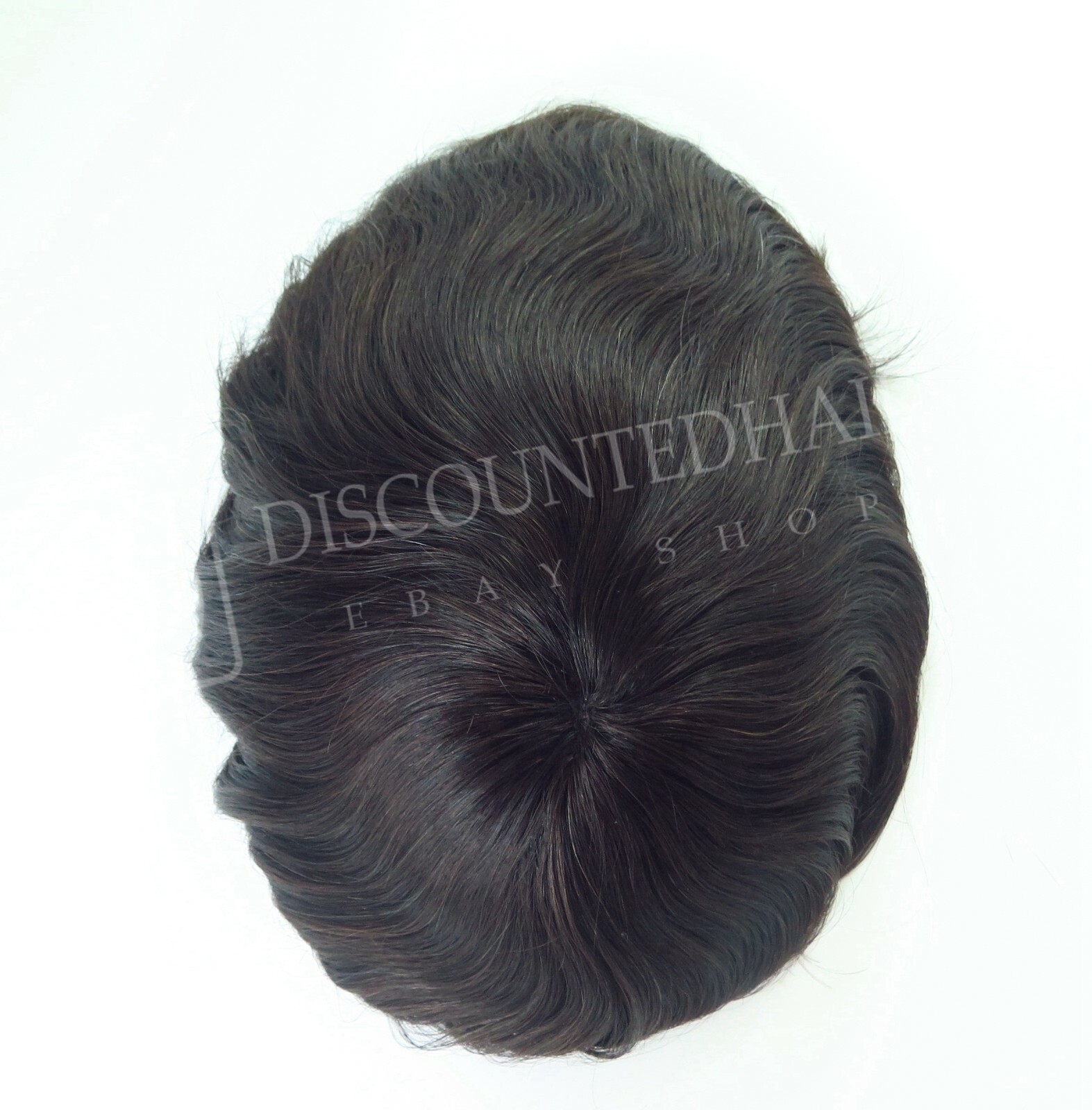Mens Toupee Human Hair Replacement Remy Hair Fine Mono Skin System Hairpieces