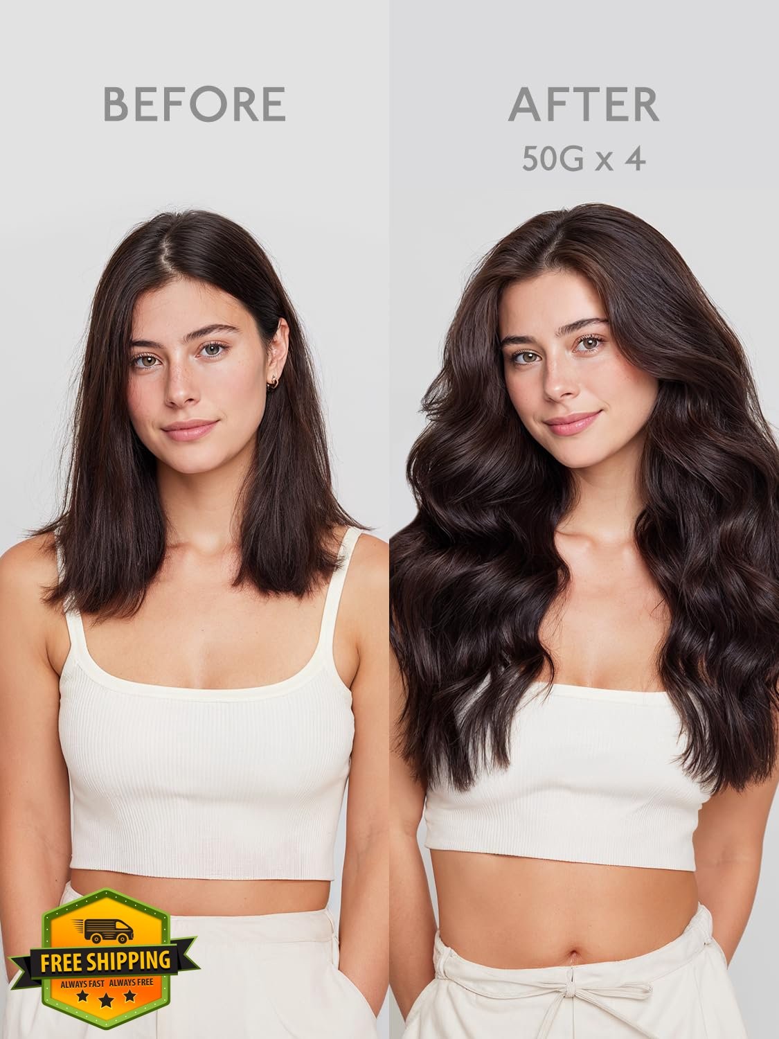 Wennalife 8cm Ash Blonde Tape Hair 18 inch