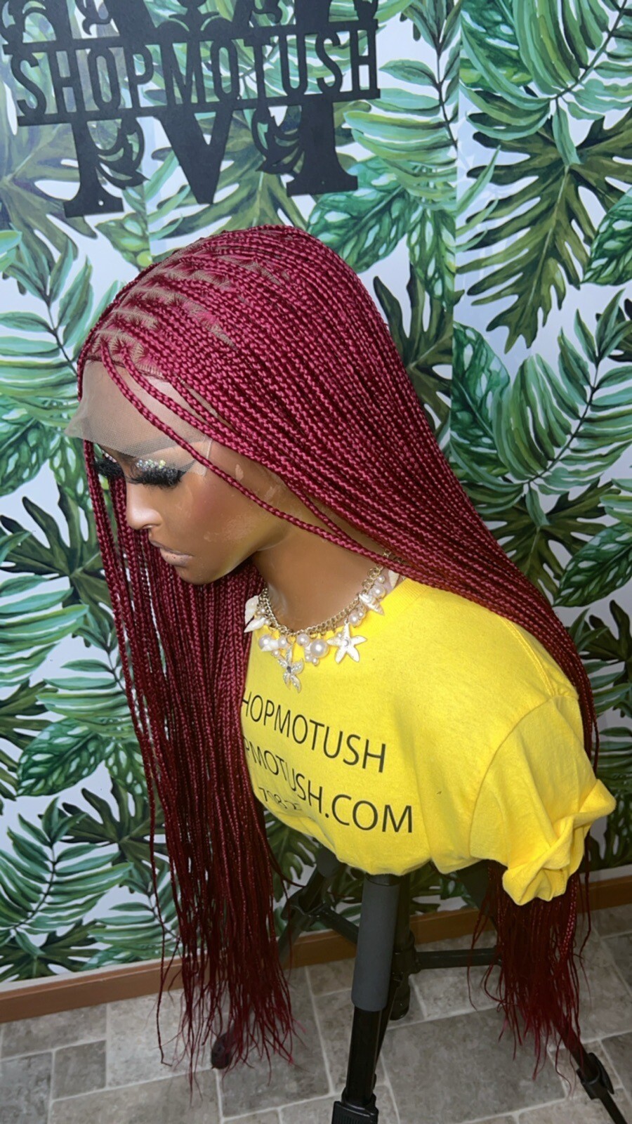 Small Size Knotless Box Braided Wig,Box Braid Wig, Knotless Braids,Lace Braids